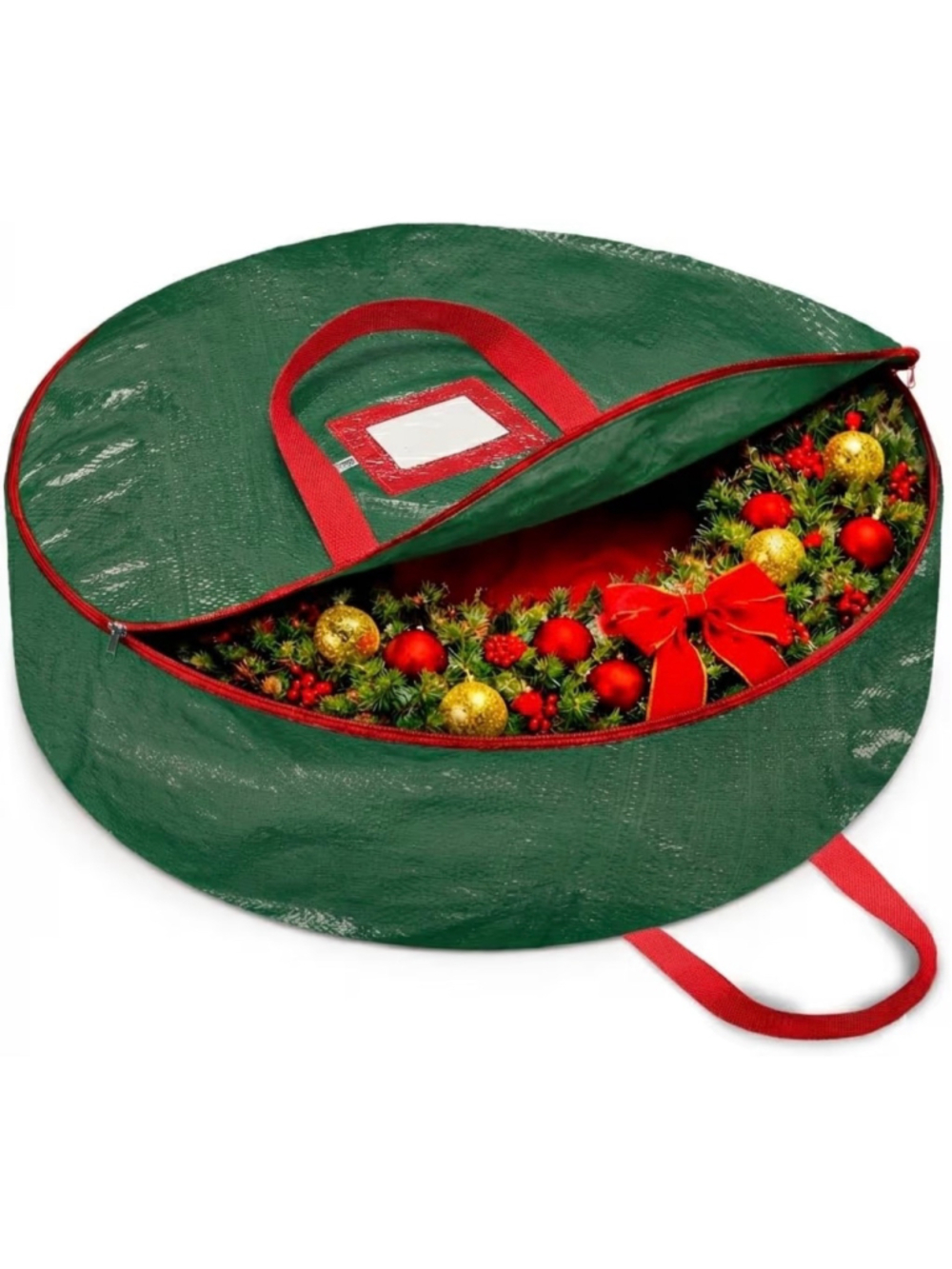 NEW ZOBER Christmas Wreath Storage Container 36” Wreath Bag